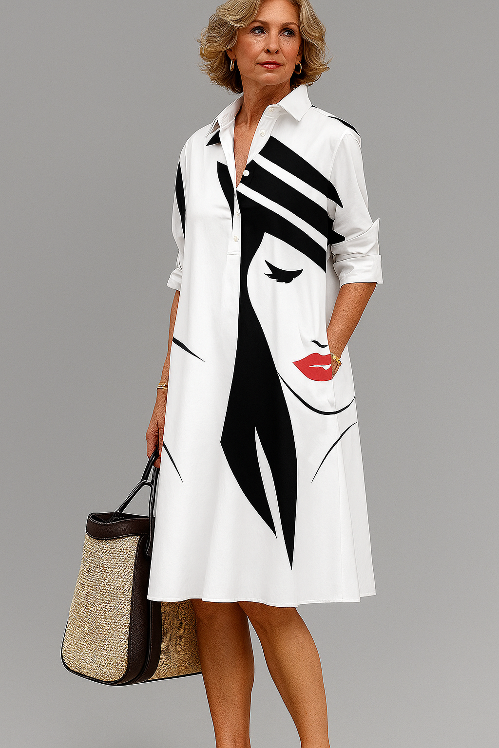 Bona | A refined and elegant midi dress