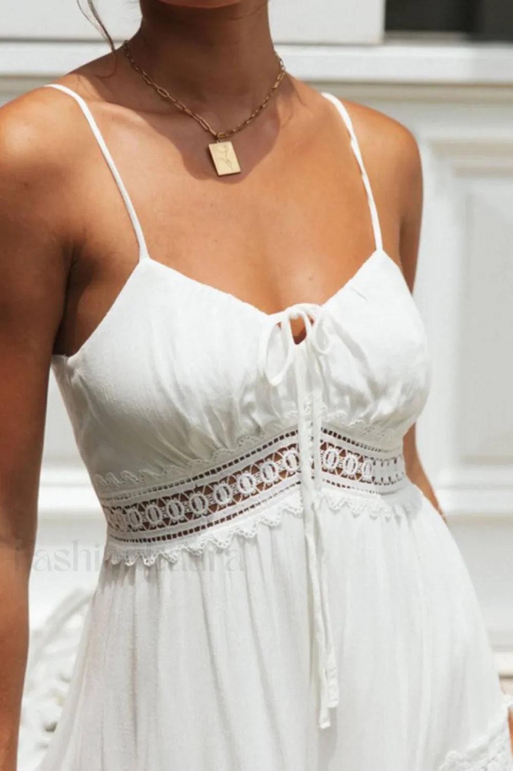 Boho Sling Lace Charming Panel Maxi Dress