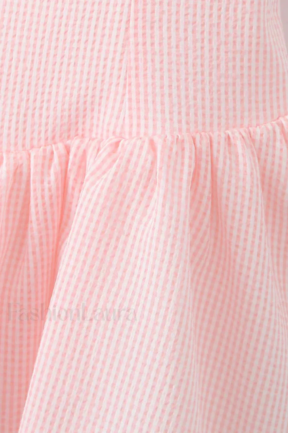 Bow Tie Mesh Cami Puff  Mini Dress