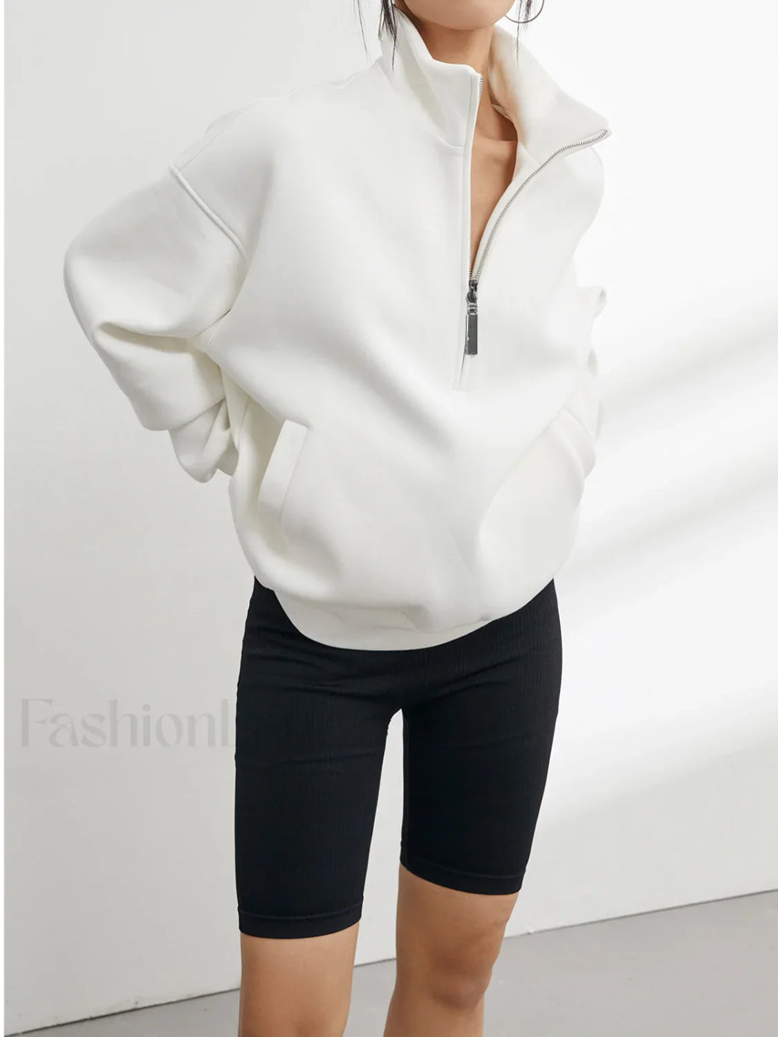 Break Free Graceful Scuba Sweatshirt White / XS Sweatshirts