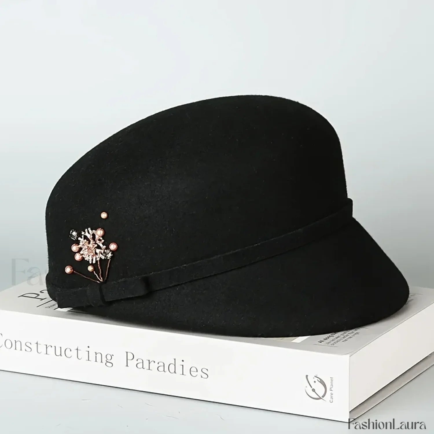 British Top Simple Versatile 100 Percent Wool Winter Hat