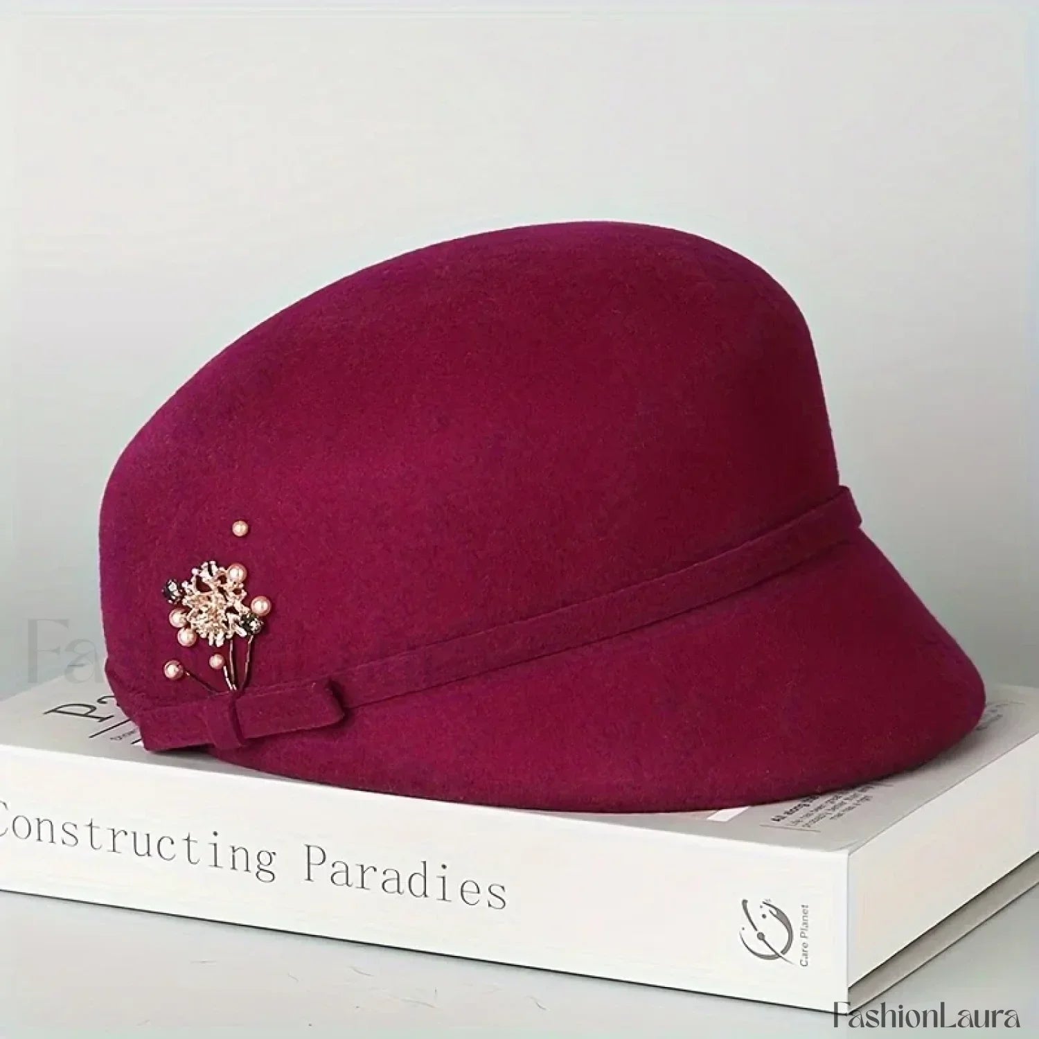 British Top Simple Versatile 100 Percent Wool Winter Hat