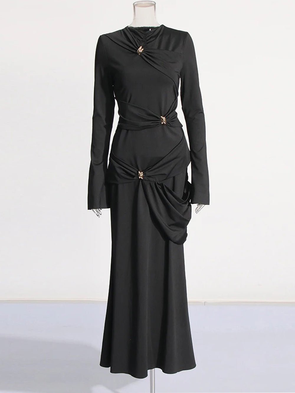 Bronte Long Sleeve Maxi Dress - Fashion Pov