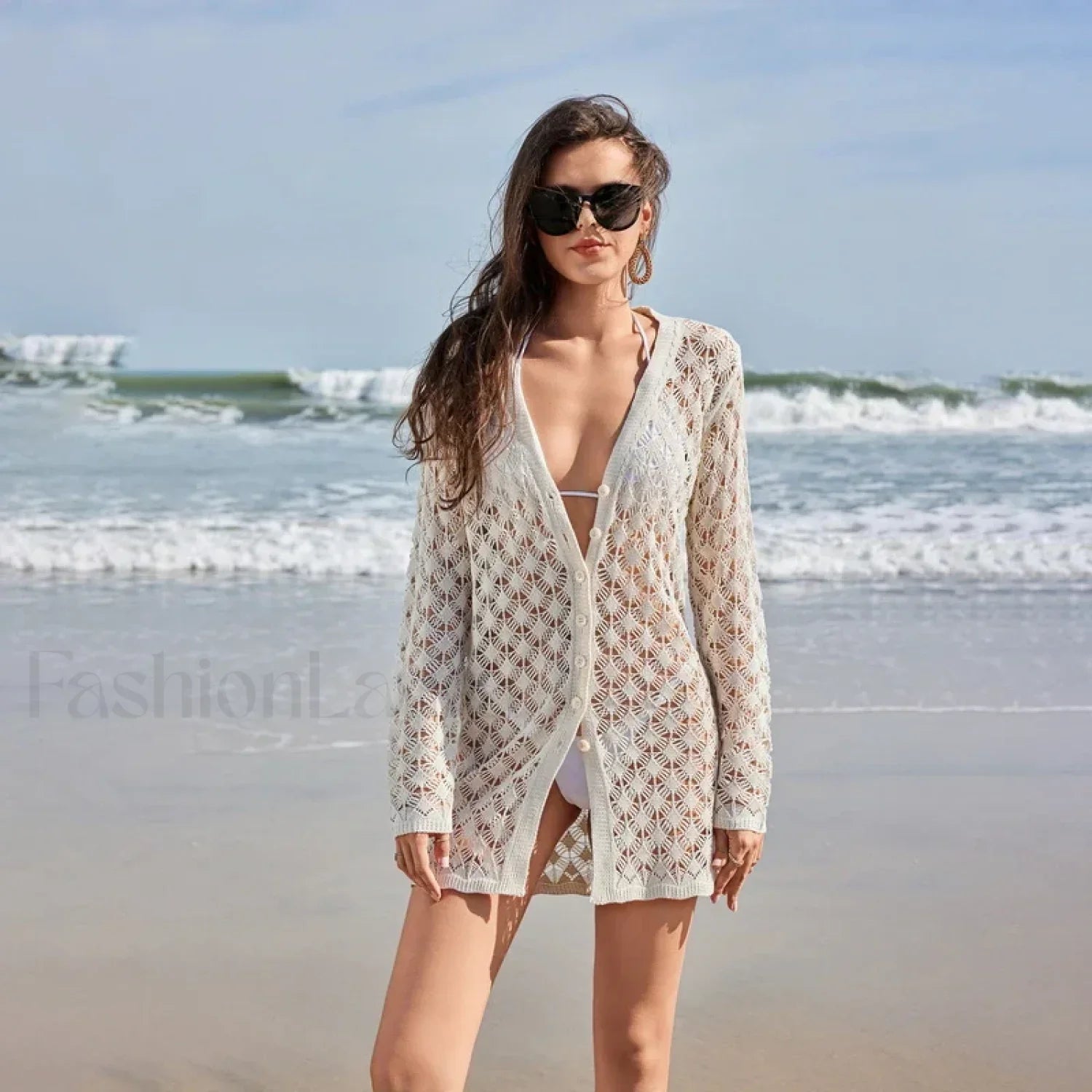 Butterfly Tassel Crochet Cover Up