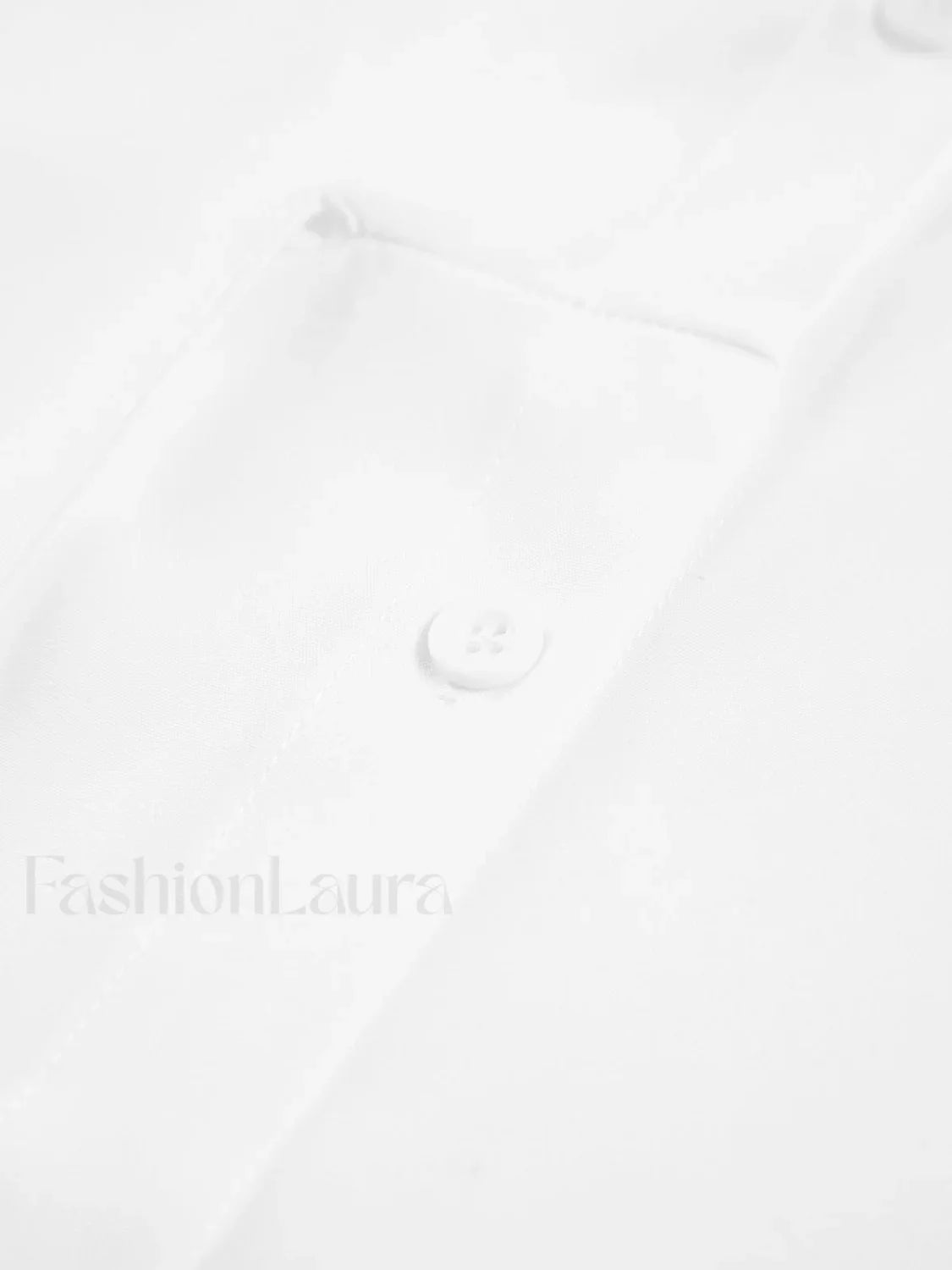 Button Down Graceful Tied Long Shirt