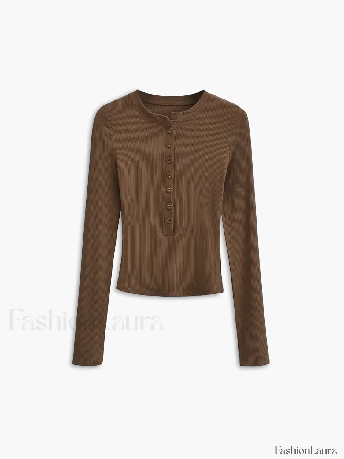 Button Down Long Trendy Sleeve Crop Shirt