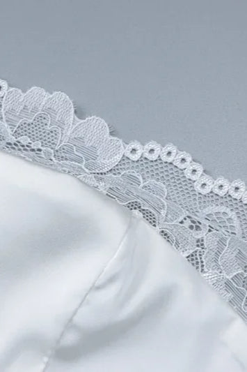 Lace Patchwork Mini Dress - View 4
