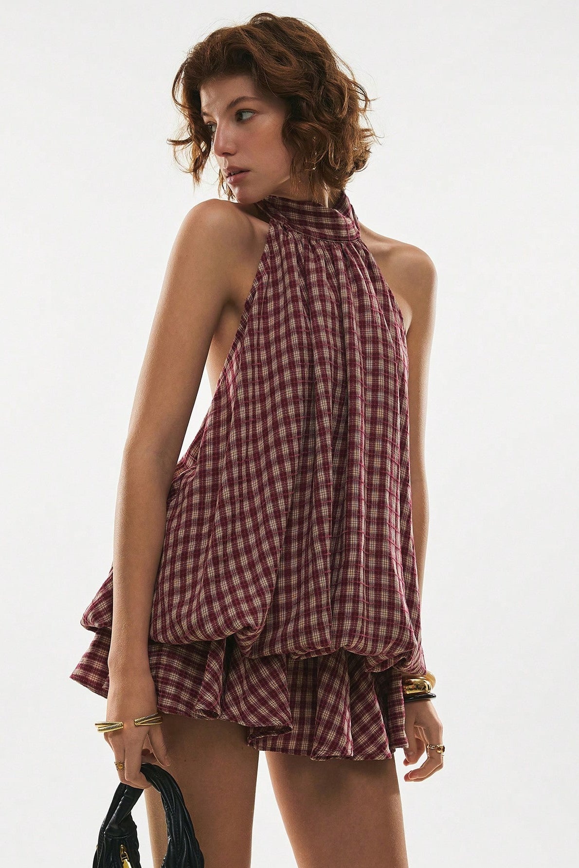 Halter-Neck Mini Dress