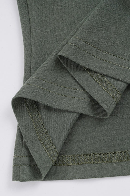 Edgy Techwear Convertible Tee T-Shirt