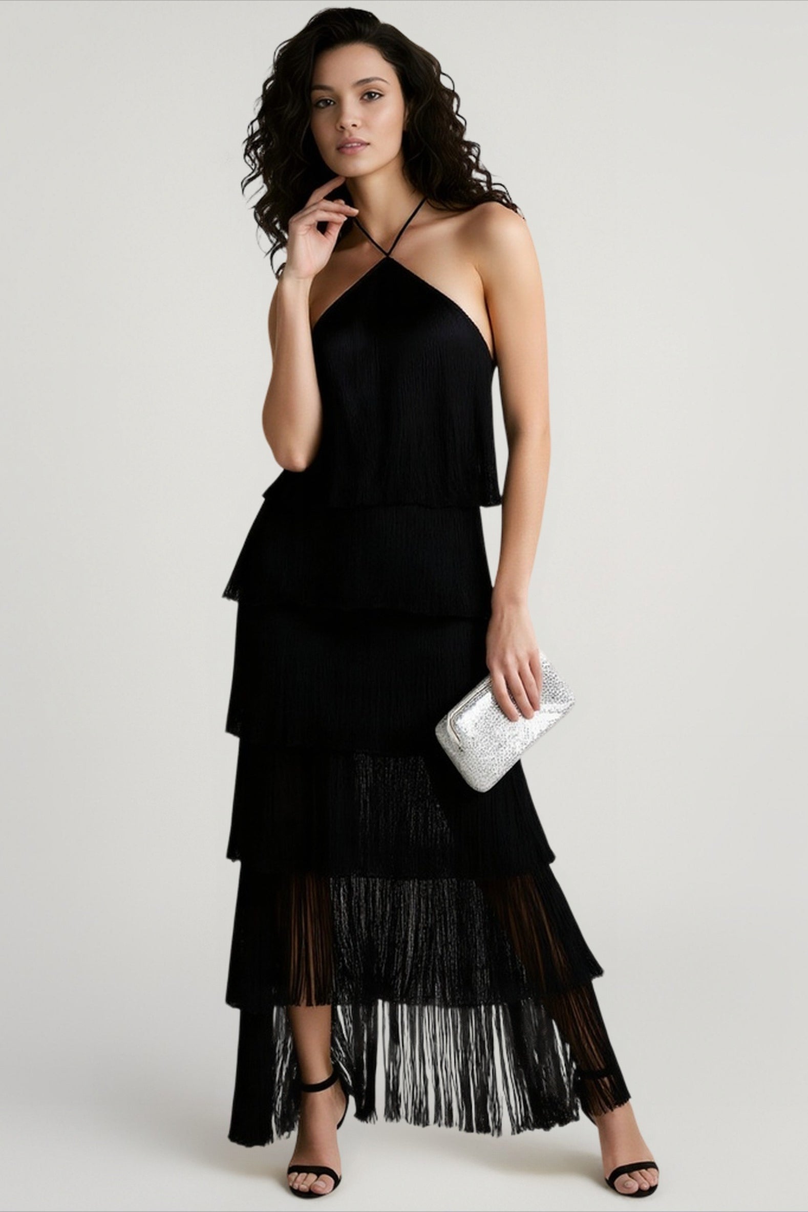 Backless Halter-Neck Dress
