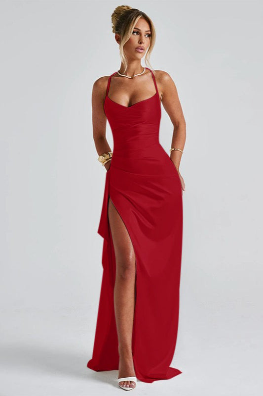 Bodycon Edition Slit Maxi Party Dress
