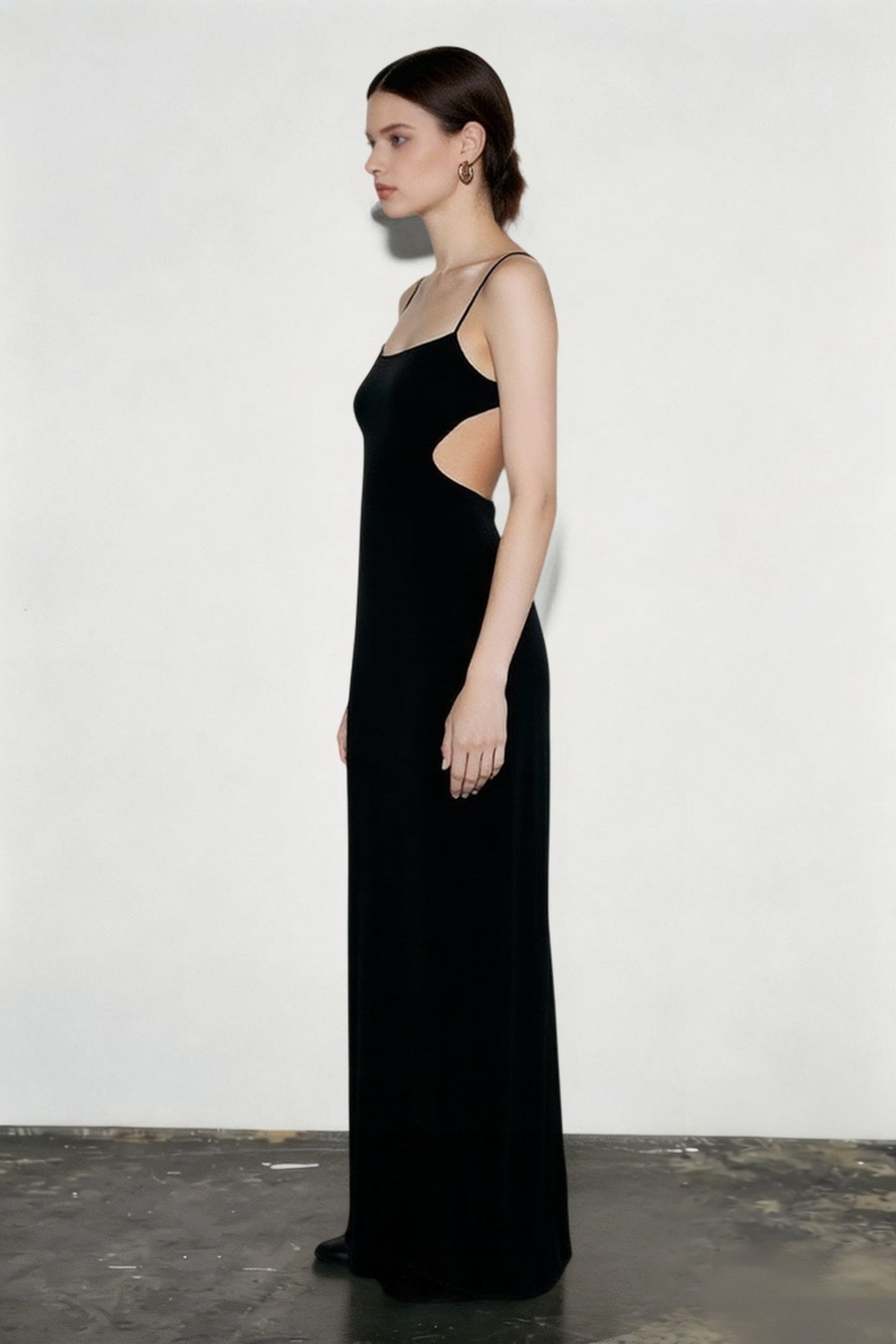 Y2K Cami High Slit Slim Bodycon Dress