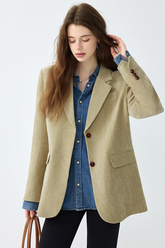 Oversized Retro Tailored Blazer