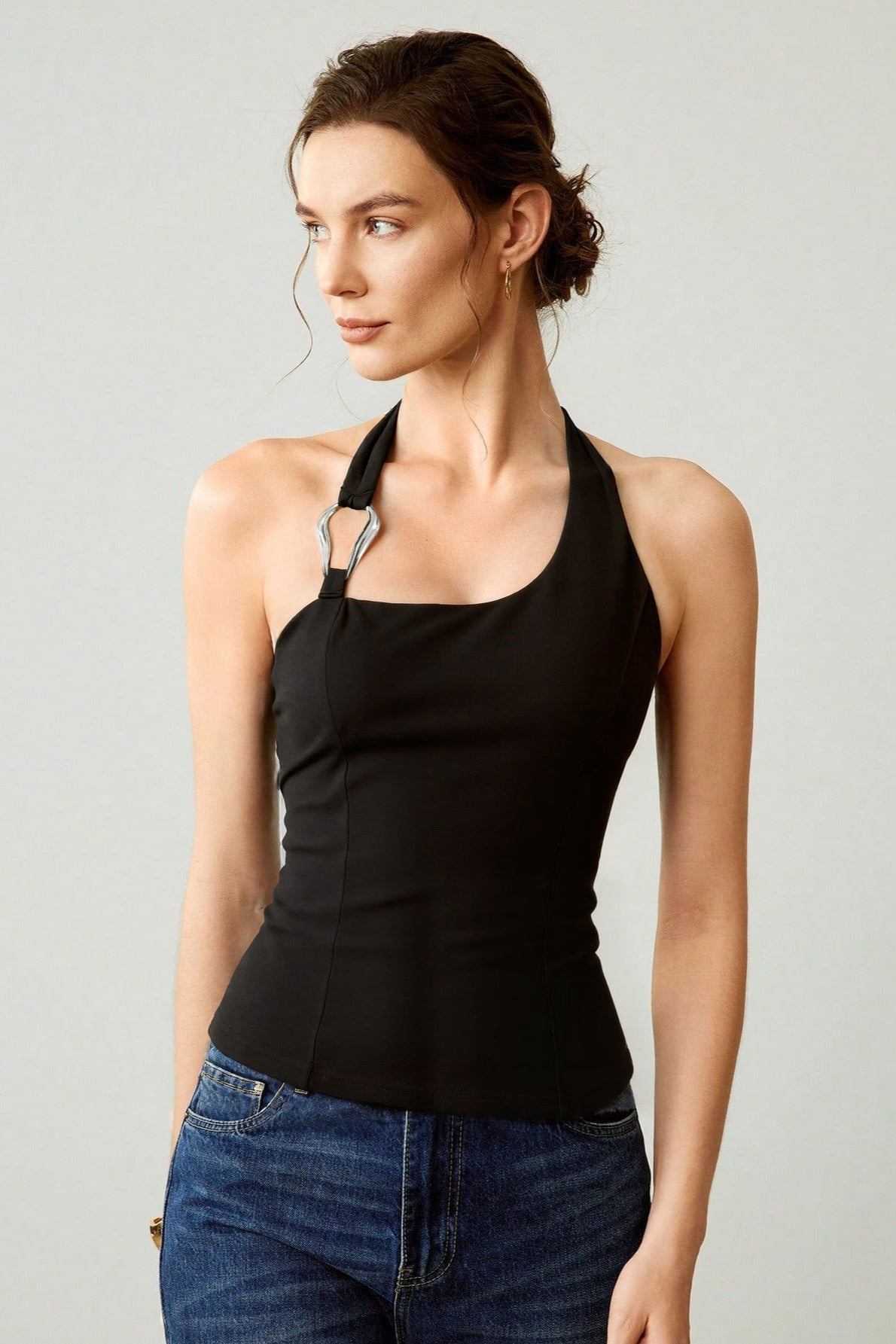 Halter-Neck Crop Top