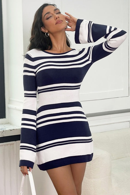 Flared Sleeve Dress
