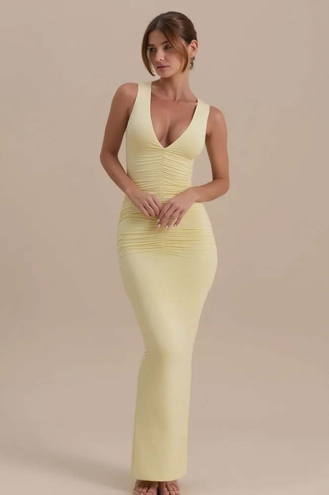 Ruched Bodycon Dress