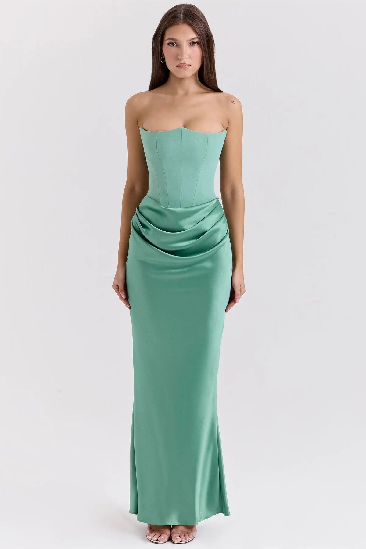 LowBack Strapless Party Dress