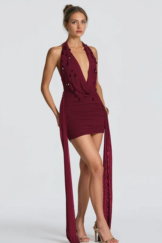 Halter-Neck Bodycon Dress