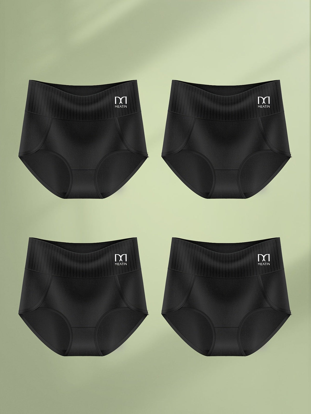High Waist Ribbed Seamless Shaping Briefs