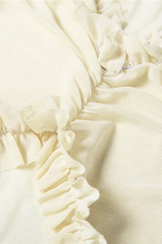 Cutenew Mesh Concise Women Maxi Dress