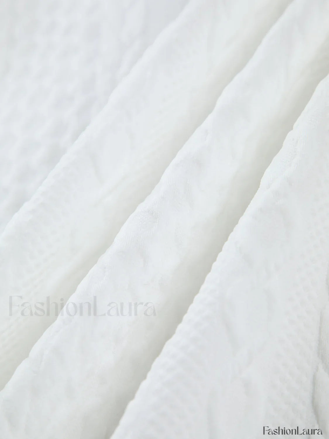 Cable Knit Oversized Shirt