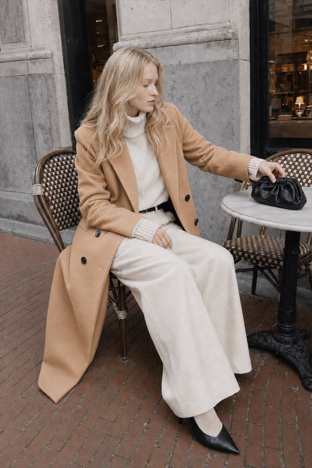 Warm Wool Long Overcoat
