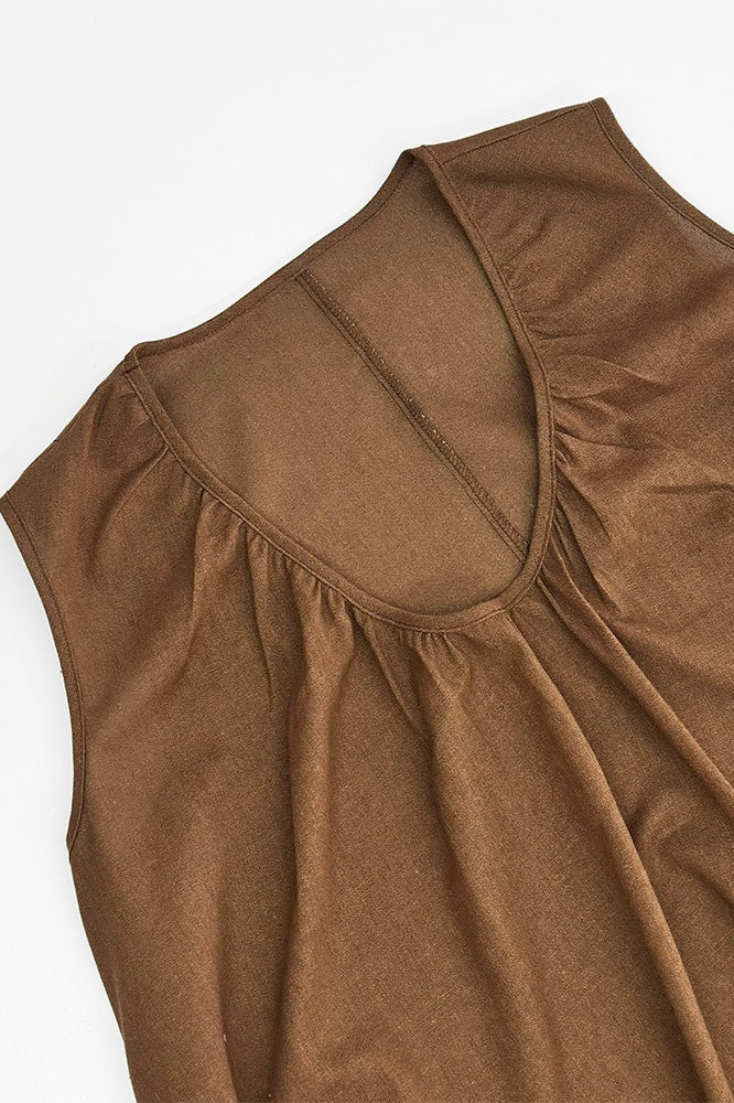 Deep V-Neck Dress