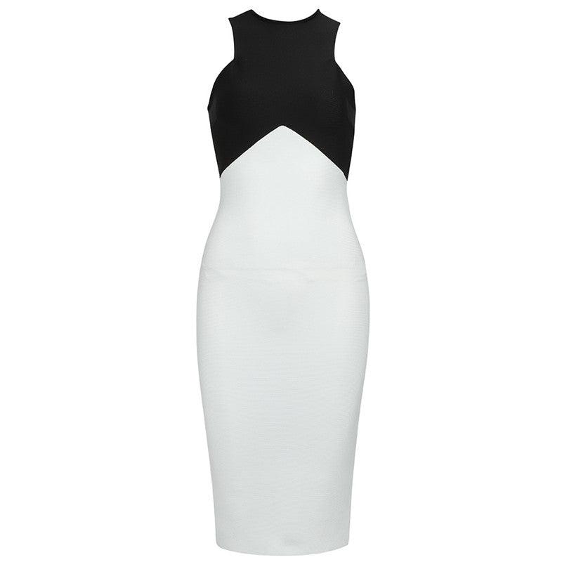 Camilla Two-tone Sleeveless Dress