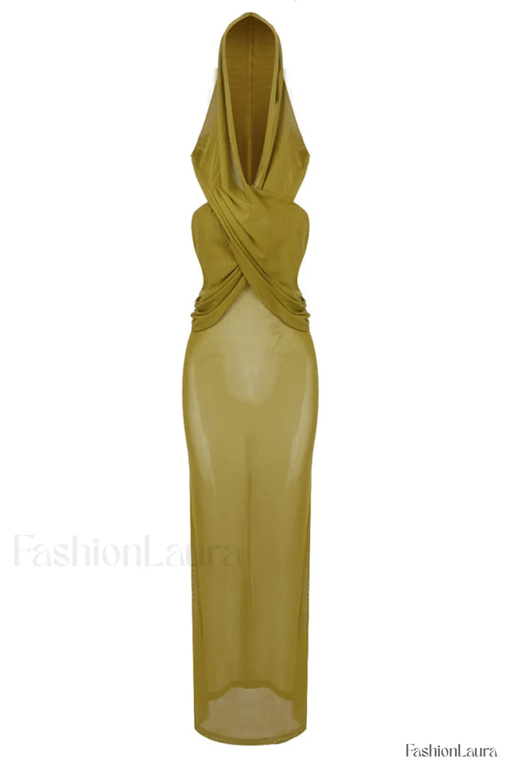 Carleigh Ruche Maxi Charming Dress With Headscarf