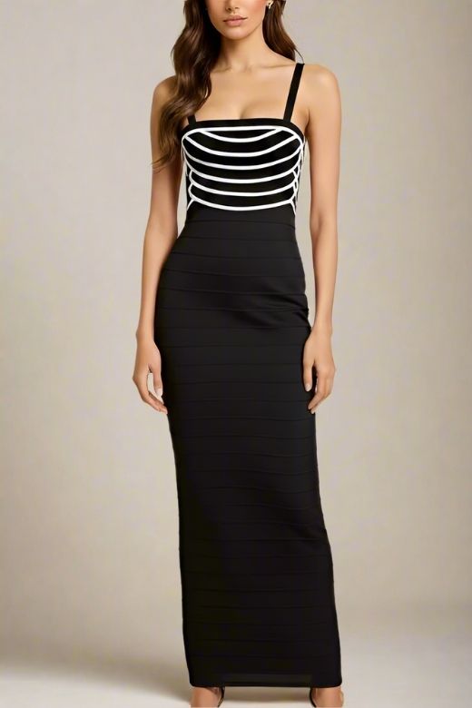 Carter Bandage Maxi Dress - Classic Black