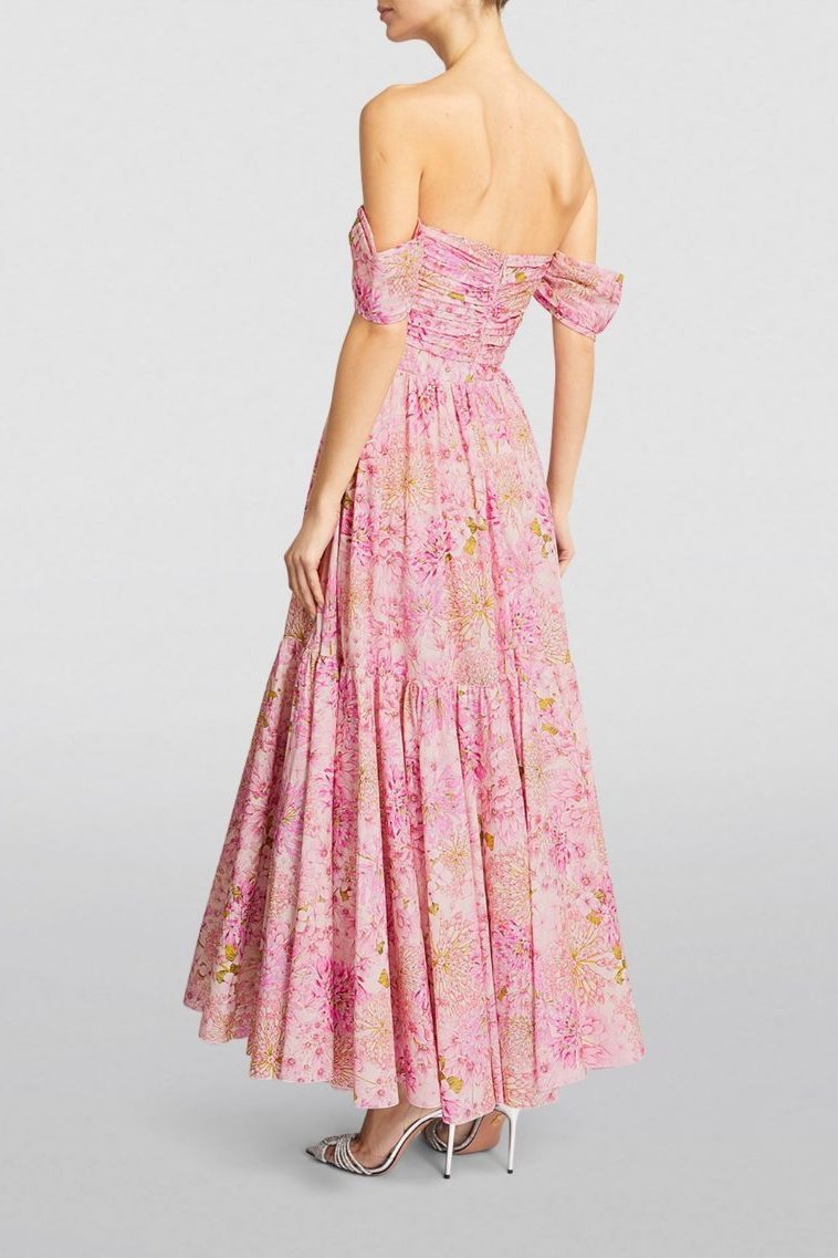 Boutique Karina Pleated Midi Dress with Print Collection