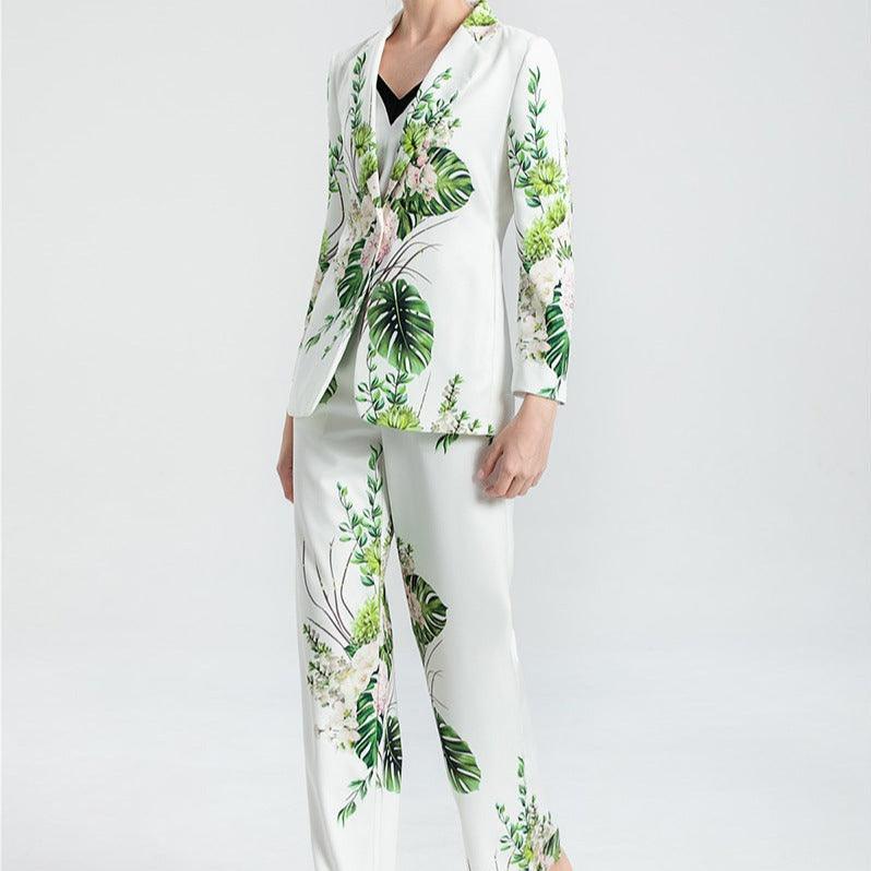 KittenAlarm - Cassandre Printed Pants Set