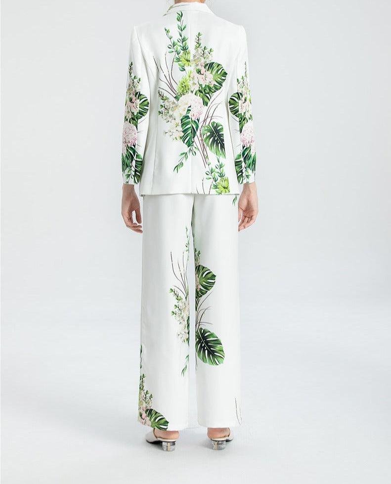 KittenAlarm - Cassandre Printed Pants Set