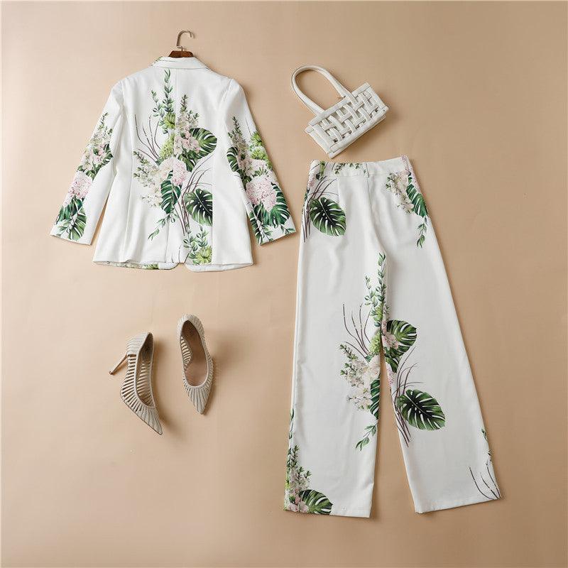 KittenAlarm - Cassandre Printed Pants Set