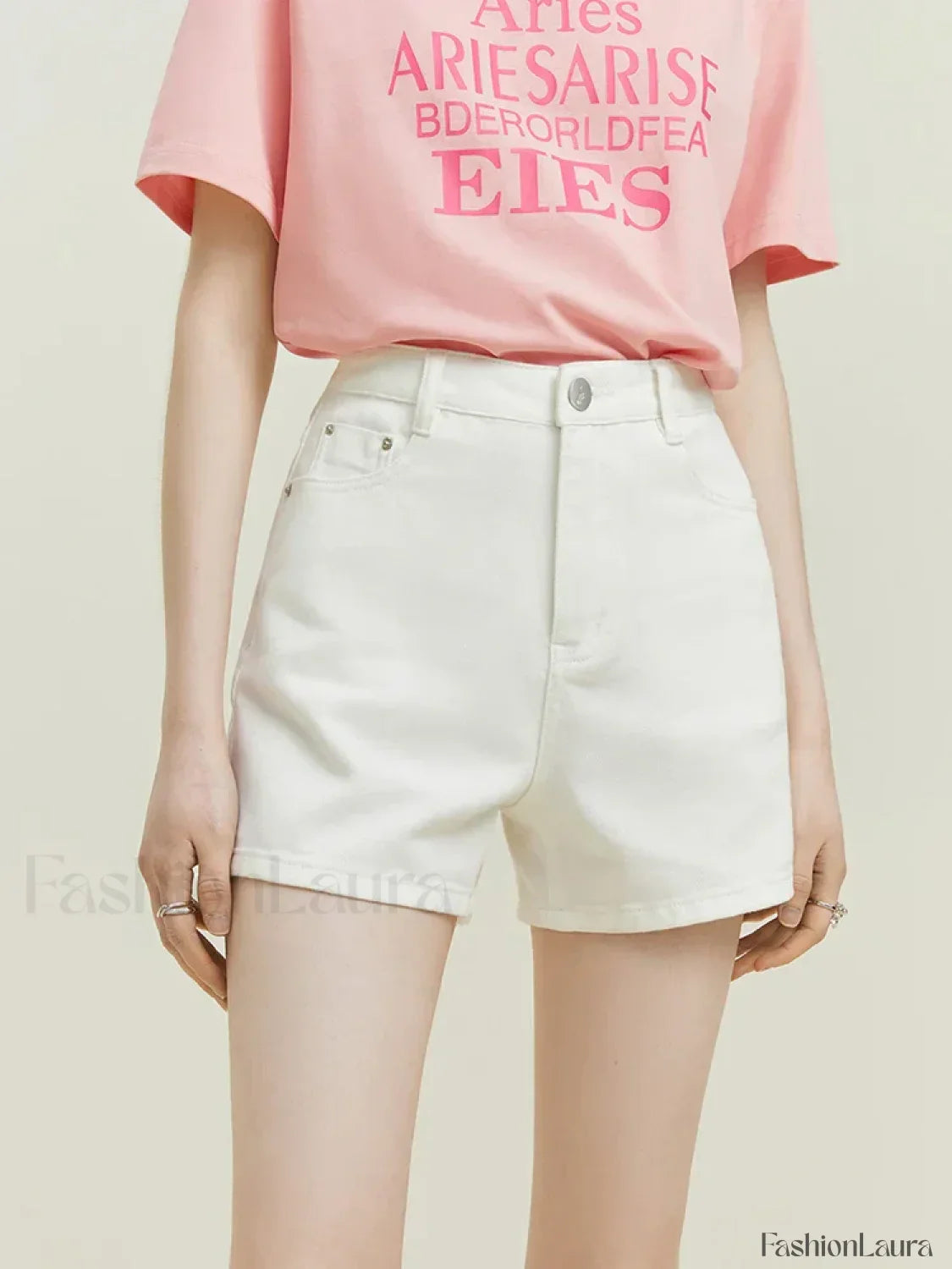 Casual Classic Denim High-street Retro Color Shorts