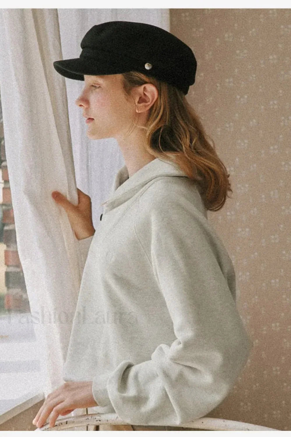 Casual Long Sleeve Cotton Pullover Hoodie