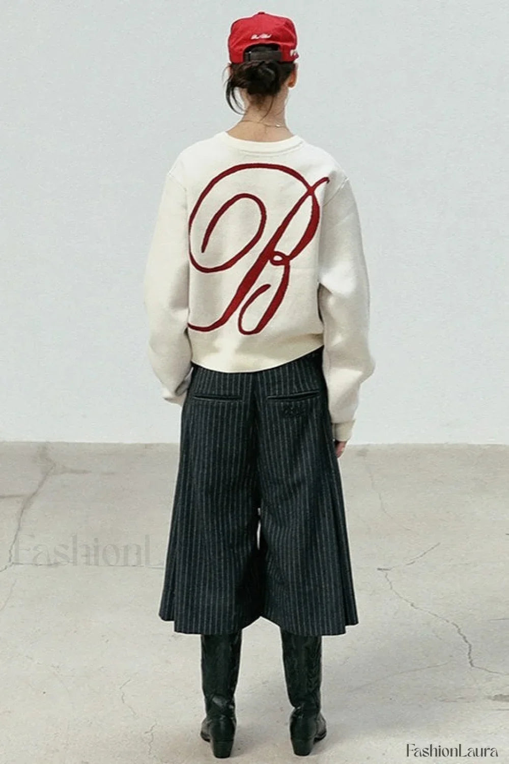 Casual Vintage Crew Neck Sweater