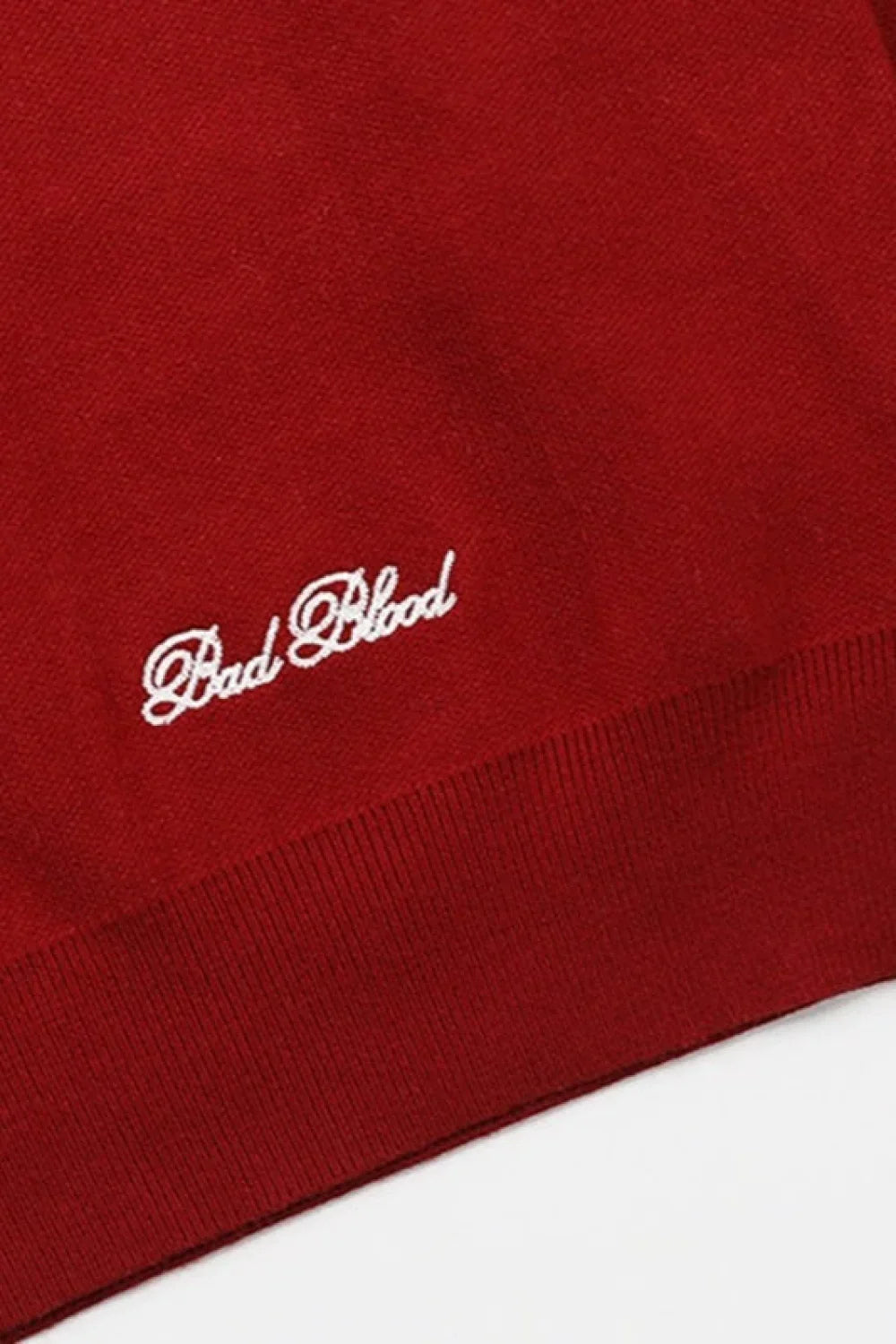 Casual Vintage Crew Neck Sweater