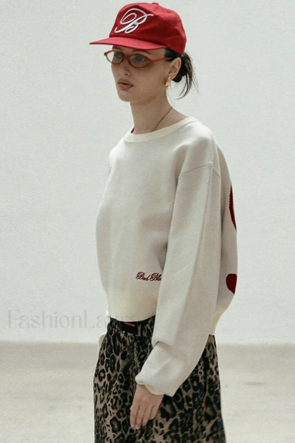 Casual Vintage Crew Neck Sweater