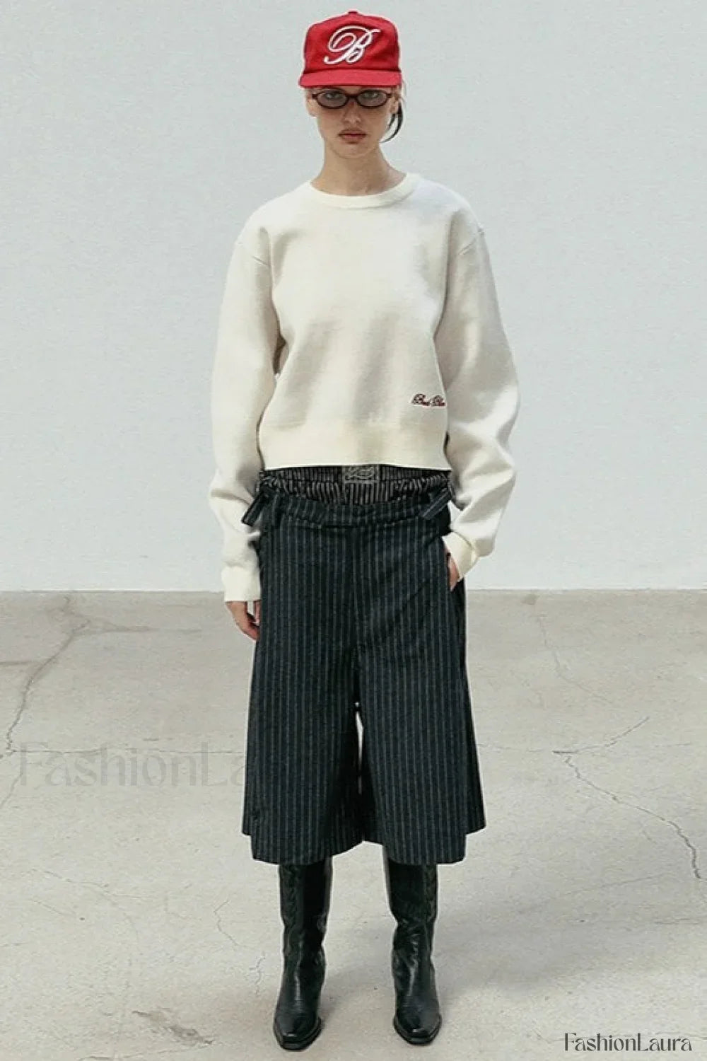 Casual Vintage Crew Neck Sweater