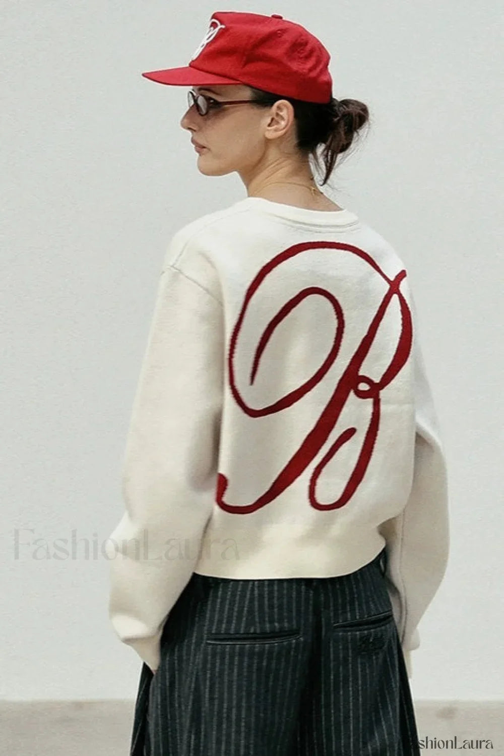 Casual Vintage Crew Neck Sweater