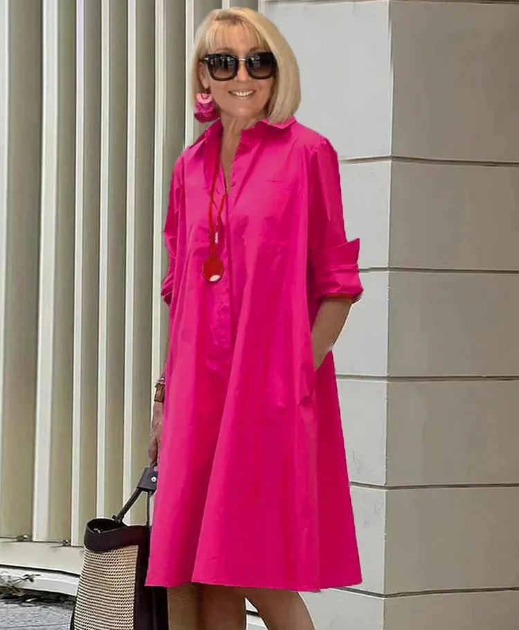 Carina Aesthetic Pocket Dress Premium Wardrobe Essential