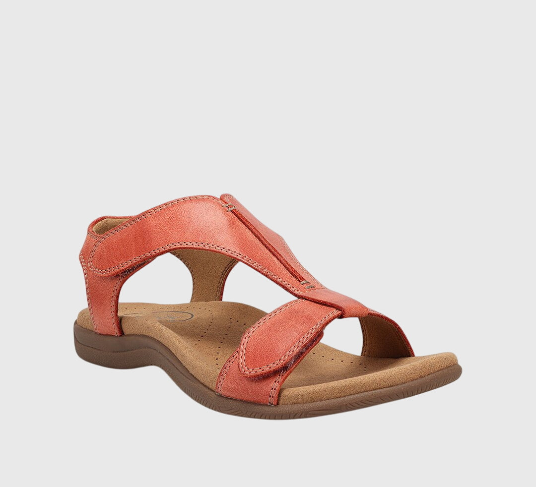 T-Strap Open Toe Flat Sandals