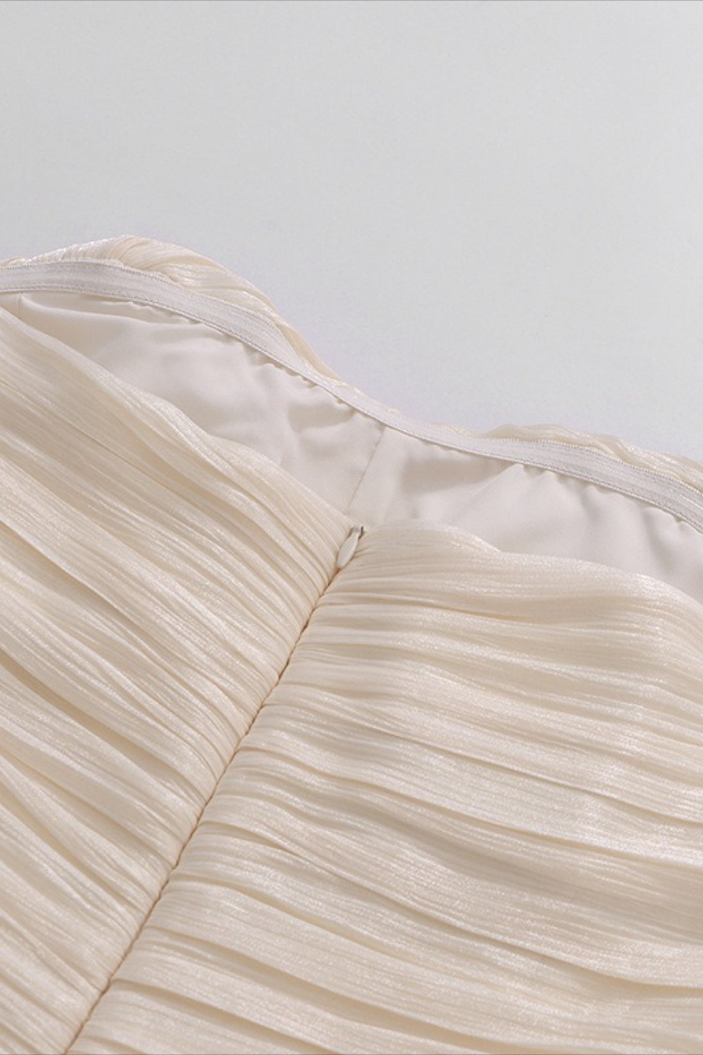 Strapless Ruched Tiered Ruffle Mini Dress