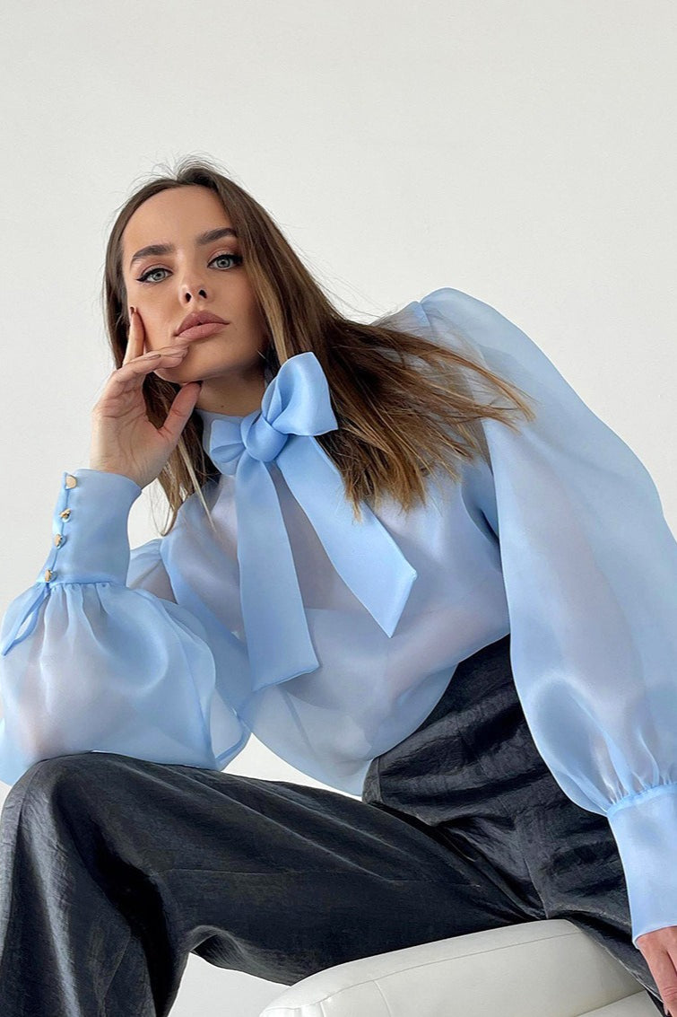 Layered Sheer Blouse
