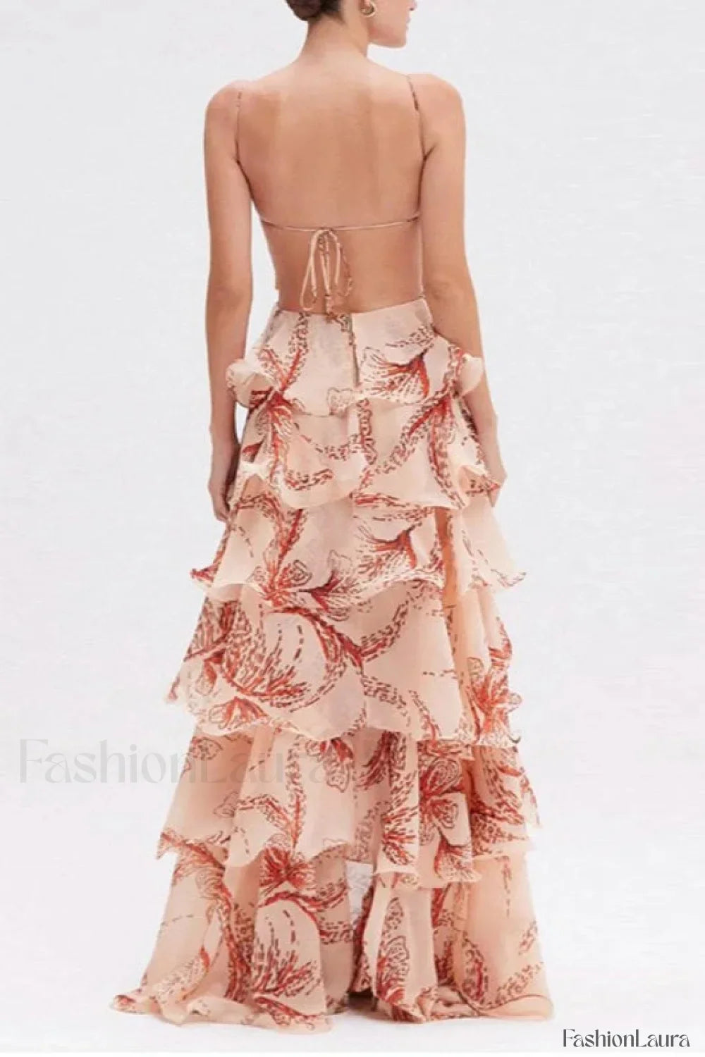 Chic V-Neck Pleated Boho Dress