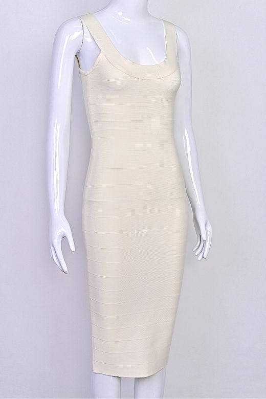 Cindy Bandage Midi Dress - Army Green