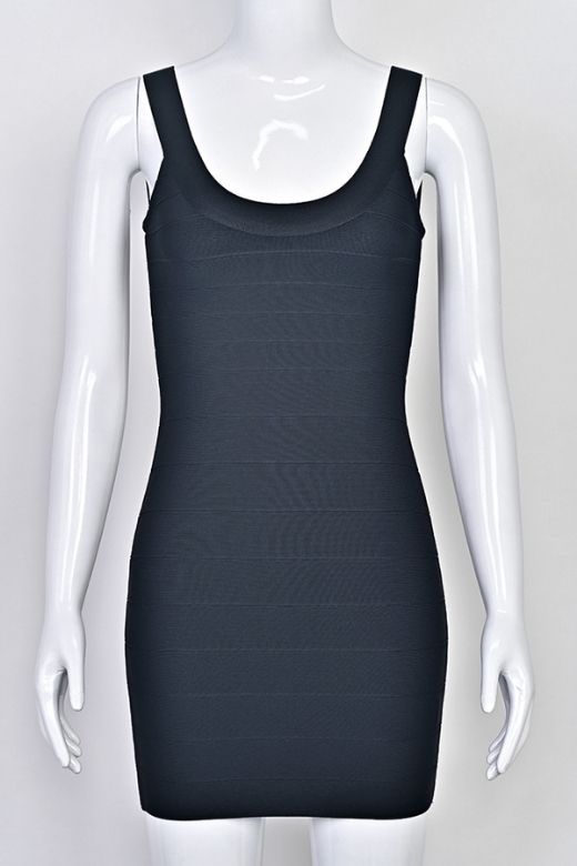Cindy Bandage Mini Dress - White Pearl