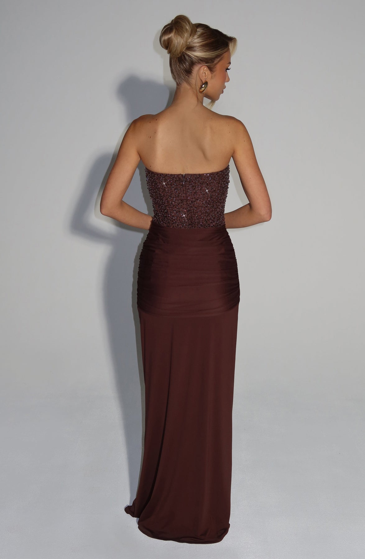Lorena Sequin Tube Top Elegant Party Dress