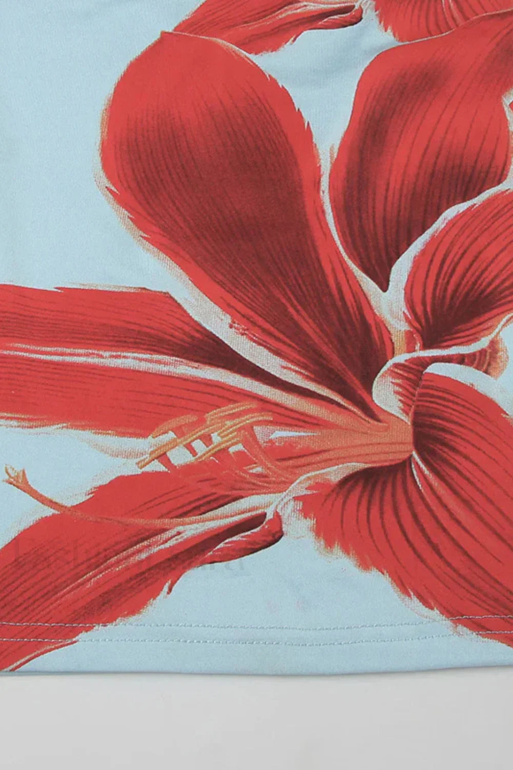 Colorful Printed Waist Slim Spice Girl Mini Dress